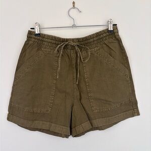 Universal Thread Olive Green Linen Blend Shorts | NWT  | Size M